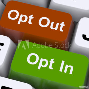Opt Out Opt In
